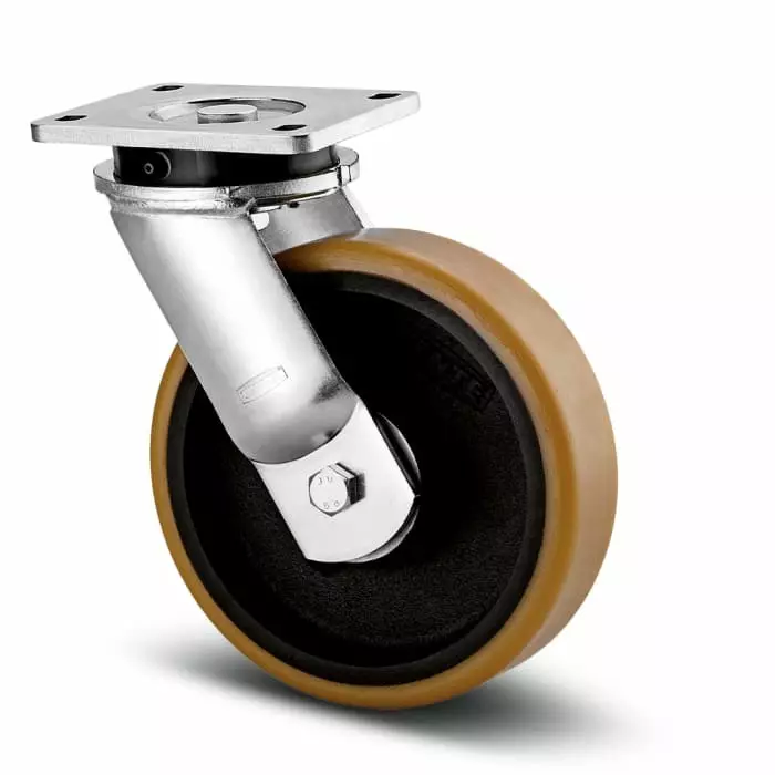 Tente Swivel Castor Wheel, 1000 Kg Capacity, 200 mm Wheel, 9650 FTP 200/50 P63