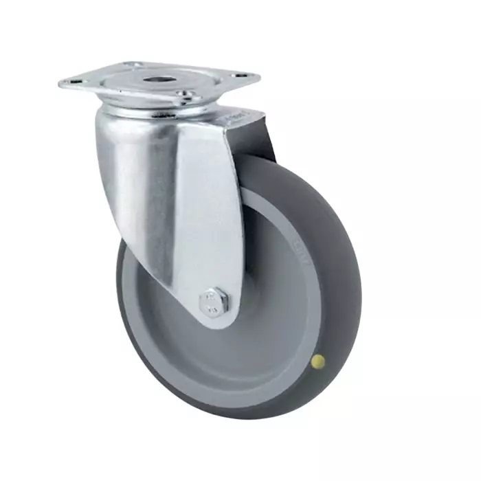 Tente Swivel Castor Wheel, 150 Kg Capacity, 75 mm Wheel, 2470YGO075P40