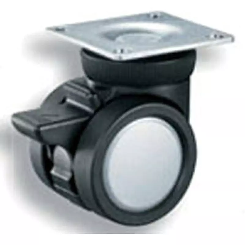 TAKIGEN Twin Wheel Caster Flange Type Polyamide 392N Allowable Loads, K-203GS-50-N