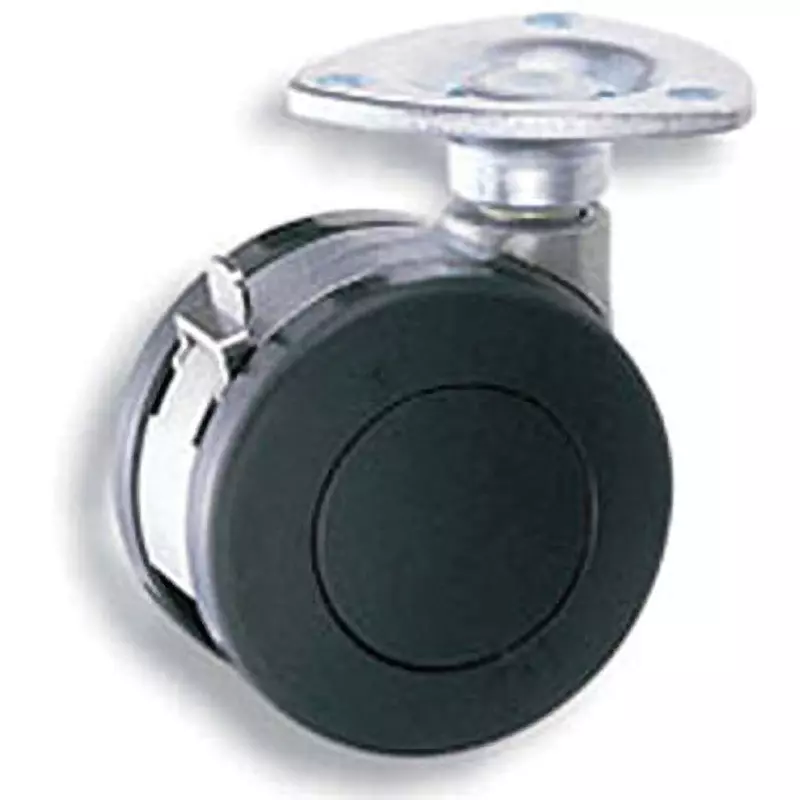 TAKIGEN Twin Wheel Swivel Caster Nylon 1.47 kN Allowable Load, K-200GS-60