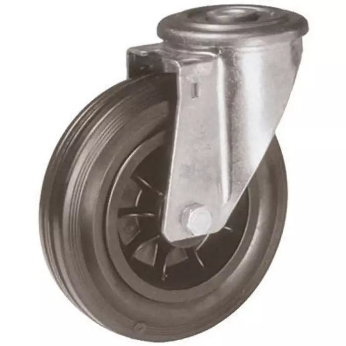 LAG Swivel Castor Wheel, 205 Kg Capacity, 200 mm Wheel, 14336FE