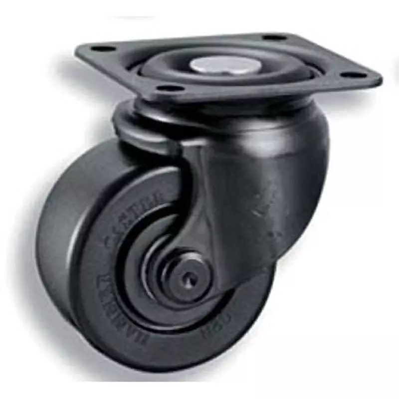 TAKIGEN Low Floor Heavy Duty Free Caster Nylon 2.94N Allowable Loads, K-540S-75-NRB