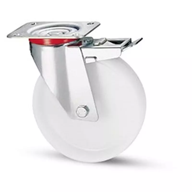 RS PRO Nylon Castor Wheel 125 mm Dia 170 Kg Load Capacity Swivel, 149239