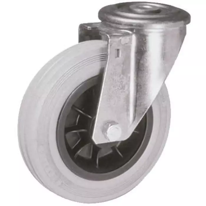 LAG Swivel Castor Wheel, 85 Kg Capacity, 100 mm Wheel, 14308GFB