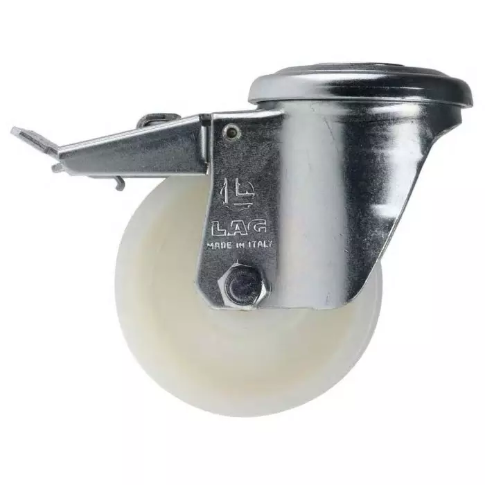 LAG Swivel Castor Wheel, 120 Kg Capacity, 80 mm Wheel, 18962 FR FB