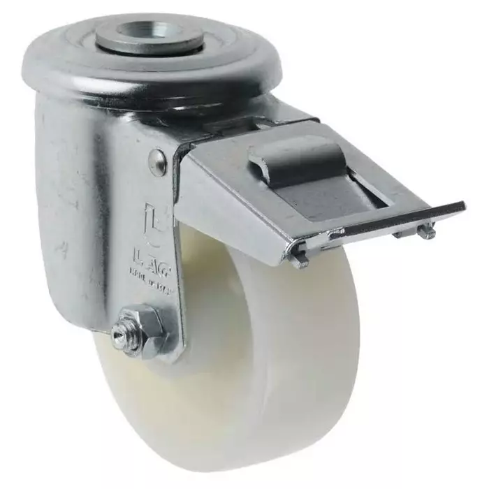 LAG Swivel Castor Wheel, 120 Kg Capacity, 80 mm Wheel, 18962 FR FB