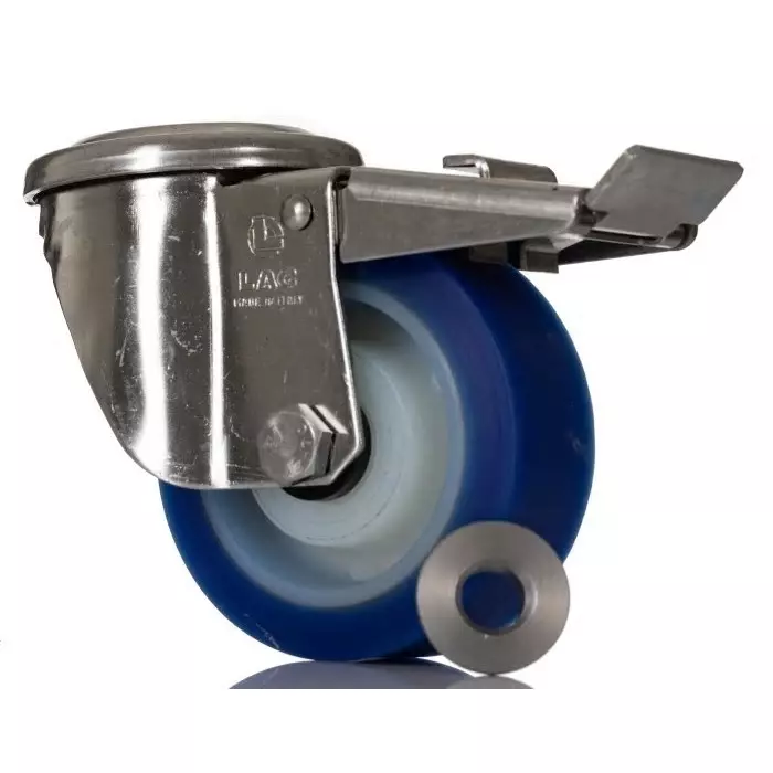 LAG Swivel Castor Wheel, 250 Kg Capacity, 100 mm Wheel, 35406 FR HC
