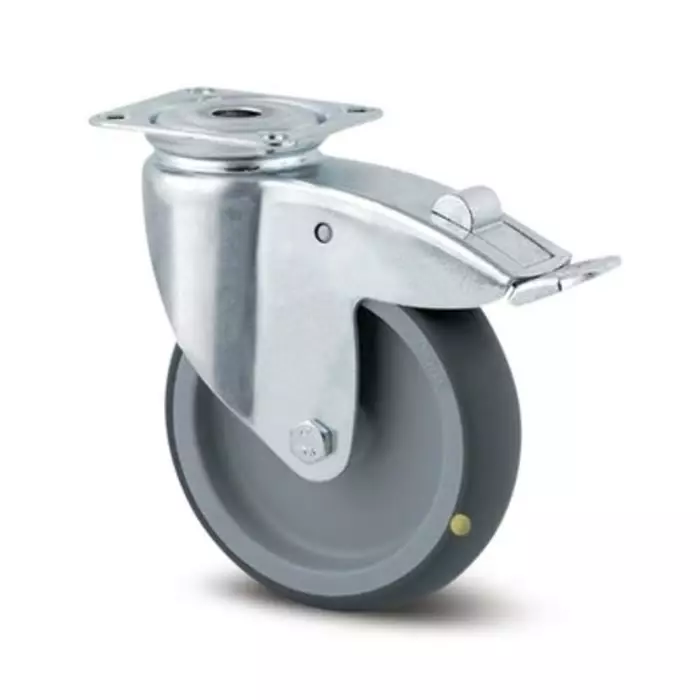 Tente Swivel Castor Wheel, 150 Kg Capacity, 75 mm Wheel, 2477YGO075P40