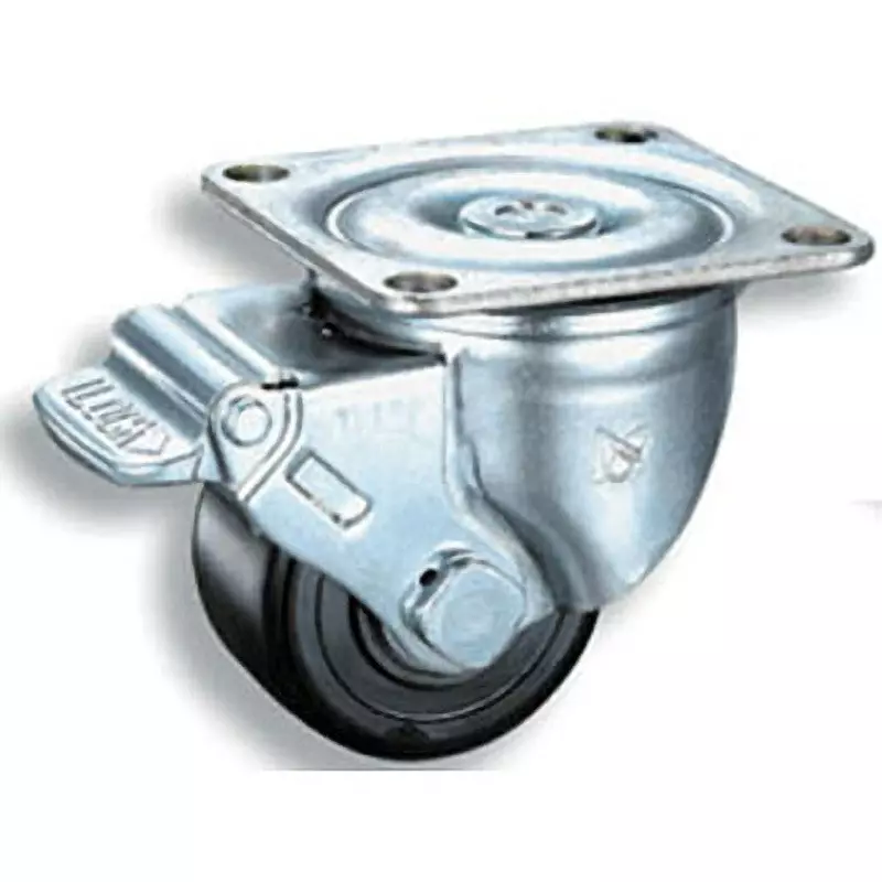 TAKIGEN Swivel Caster Phenol with Stopper for Low Floor Weight 2.2N Allowable Loads, K-611JS-75-PH