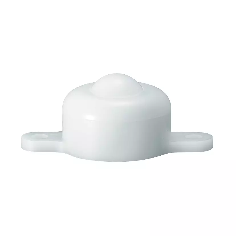 TAKIGEN Resin Ball Caster White 29.4N Allowable Loads 20 mm, K-145-16W