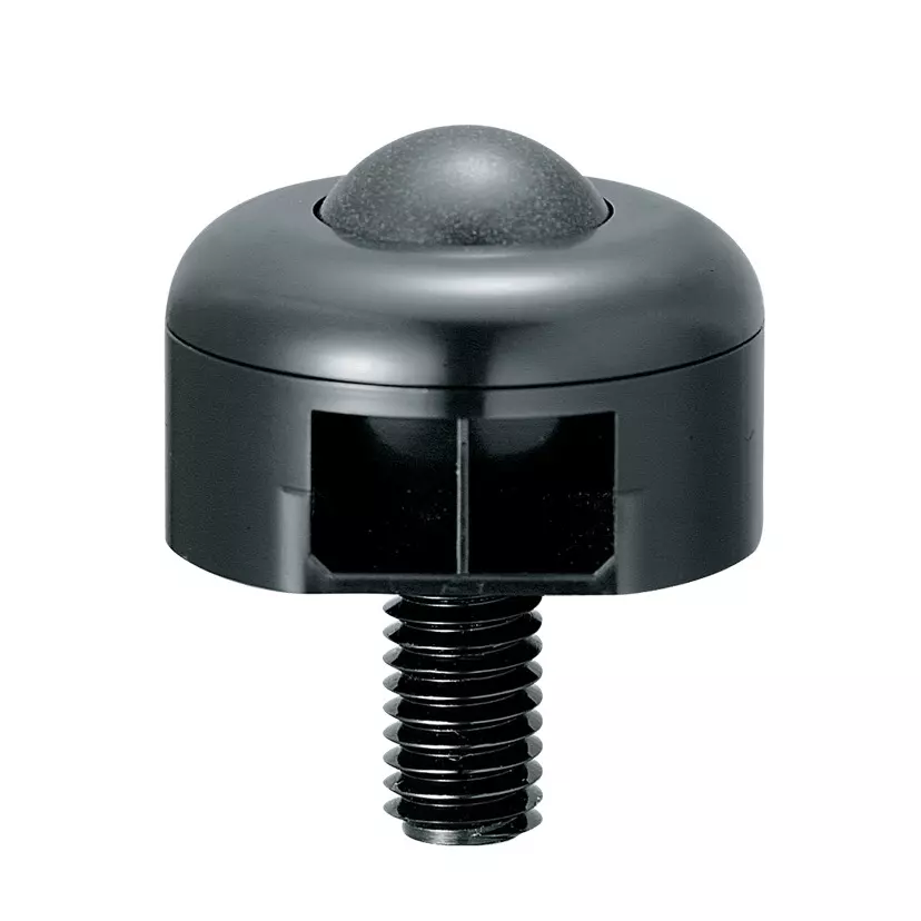 TAKIGEN Resin Ball Caster Black 29.4N Allowable Loads 15 mm, K-145-16NB