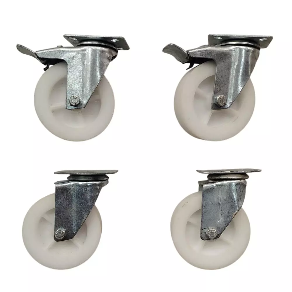Fulcrum PP Bush Type Castor Wheel (Pack of 4)