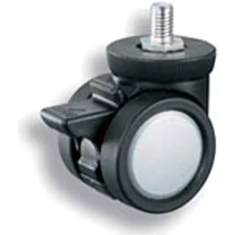 TAKIGEN Double Wheel Swivel Caster Bolt Type Polyamide 392N Allowable Loads, K-203GNS-50-N