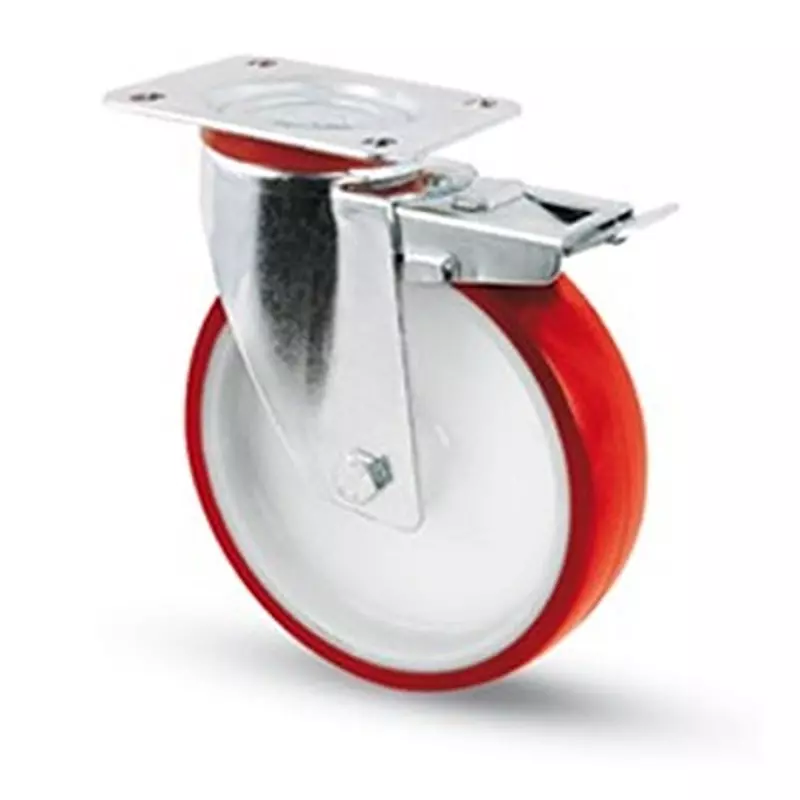 RS PRO Polyurethane Castor Wheel 160 mm Dia 300 Kg Load Capacity Swivel, 149193