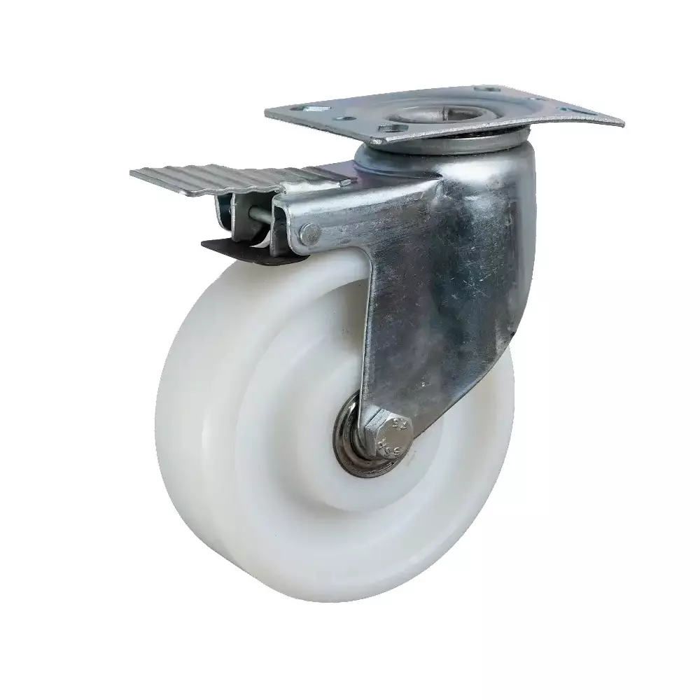 MUVALL I-Type Castor Wheel Polymer Brake 150x50 mm Wheel Size, PSTIL B 150 50 PLWB