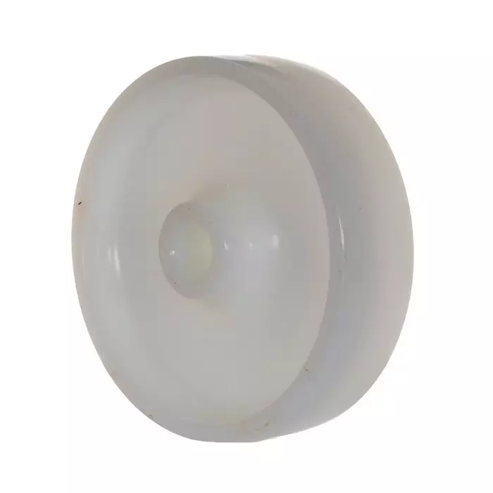 LAG White Polyamide Hygienic, Low Rolling Resistance, Non-Marking Trolley Wheel, 150 Kg, 4021