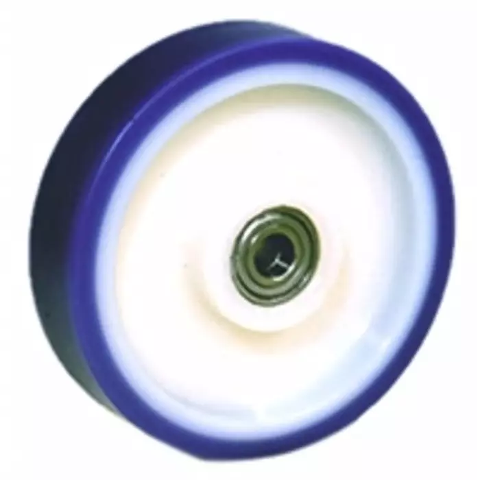 LAG Blue, White Polyurethane Abrasion Resistant, Hygienic, Laceration Resistant, Low Rolling Resistance, Non-Marking,, 35020