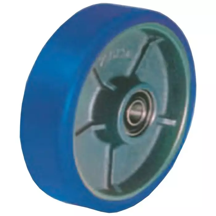 LAG Blue Polyurethane Abrasion Resistant, High Load Capacity, Laceration Resistant, Low Rolling Resistance,, 37016CC