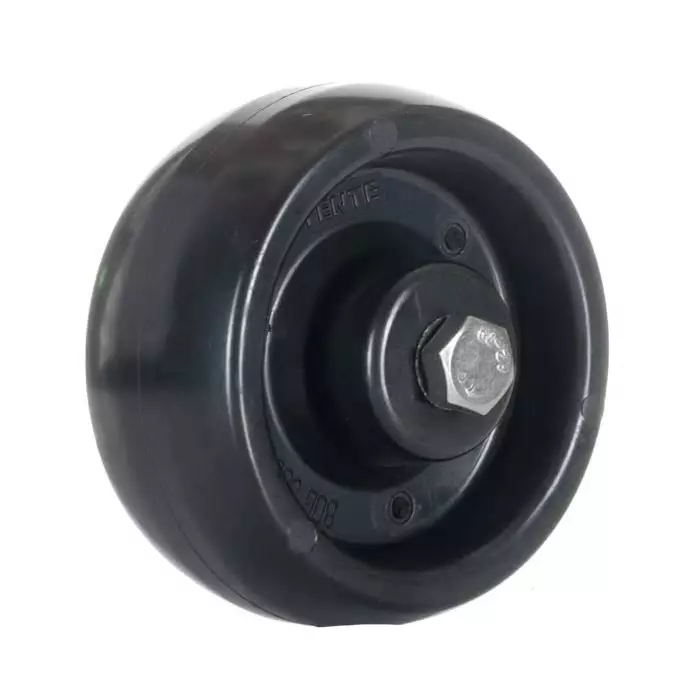 Tente Black Corrosion Resistant Trolley Wheel, 100 Kg, BOG080x35-?8
