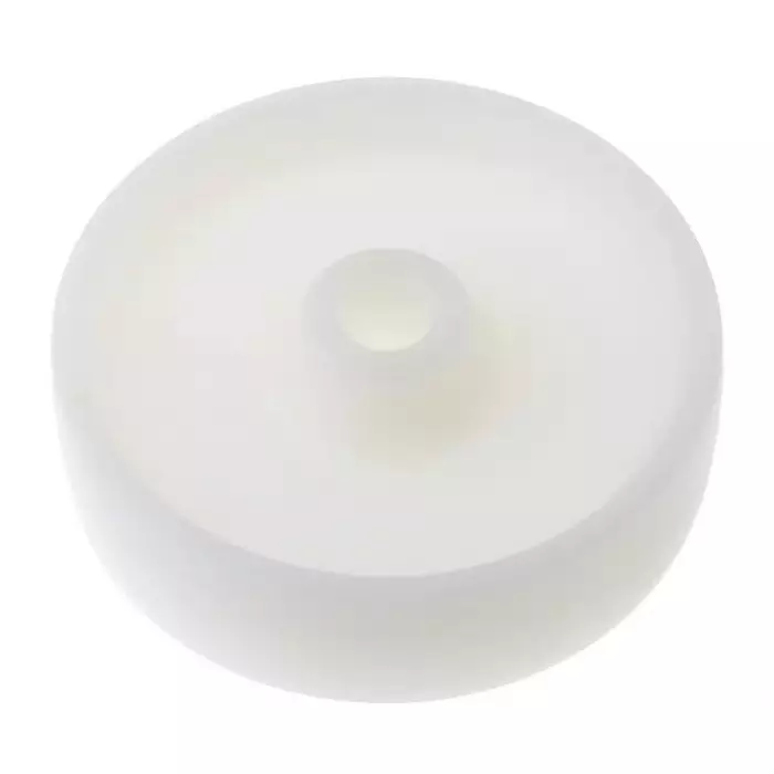 LAG White Polyamide Hygienic, Low Rolling Resistance, Non-Marking Trolley Wheel, 400 Kg, 4024