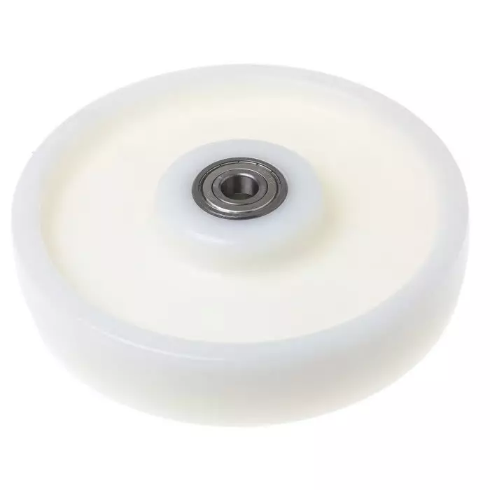 Tente White Nylon Corrosion Resistant Trolley Wheel, 1320 Kg, TOP250x50-?20