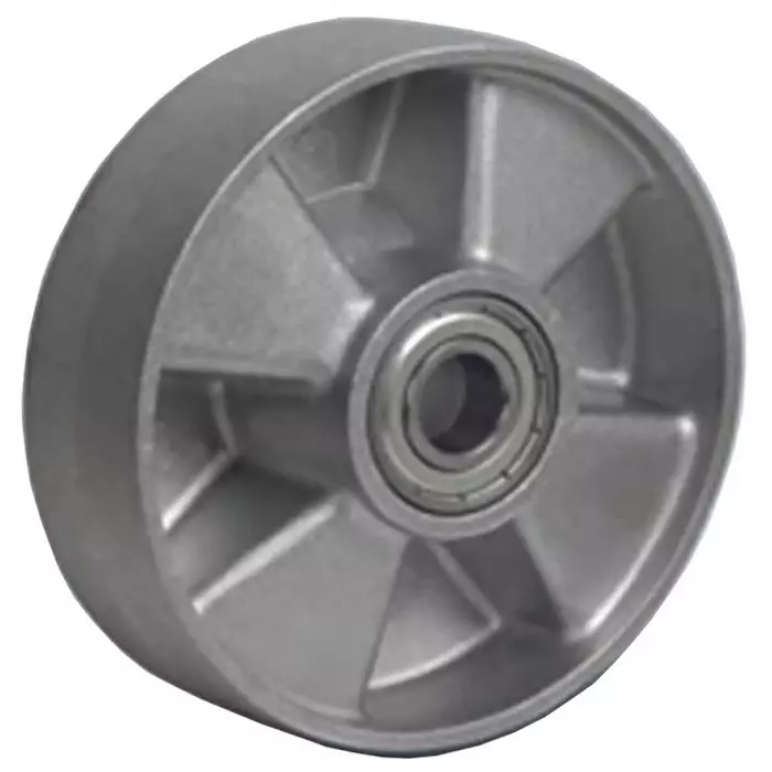 LAG Grey Aluminium High Temperature Resistant, Low Rolling Resistance Trolley Wheel, 250 Kg, 39014CC