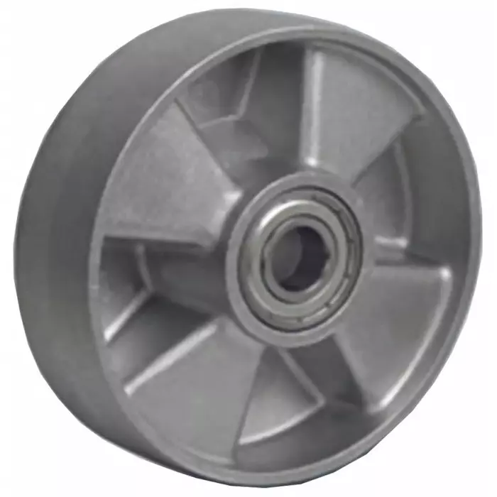 LAG Grey Aluminium High Temperature Resistant, Low Rolling Resistance Trolley Wheel, 600 Kg, 39040CC
