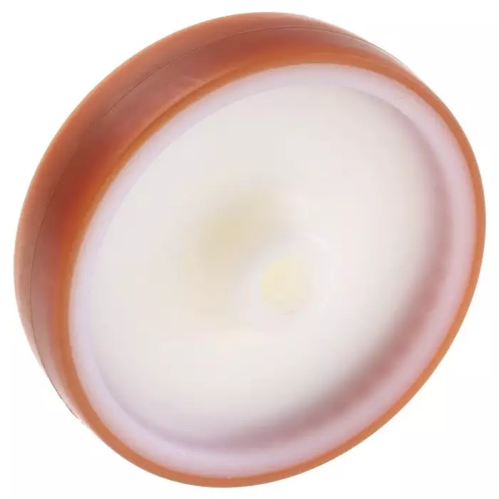 LAG Brown, White Polyurethane Hygienic, Low Rolling Resistance, Non-Marking Trolley Wheel, 230 Kg, 9072