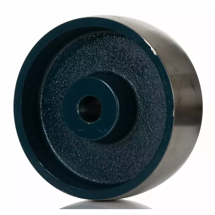 LAG Blue Cast Iron High Load Capacity, Low Rolling Resistance Trolley Wheel, 1200 Kg, 1012