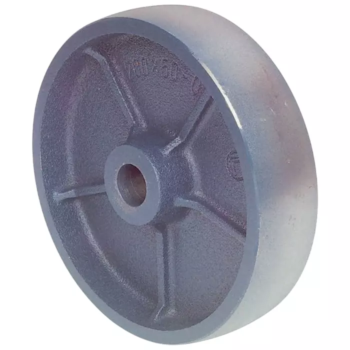 LAG Blue Cast Iron High Load Capacity, Low Rolling Resistance Trolley Wheel, 1500 Kg, 1015