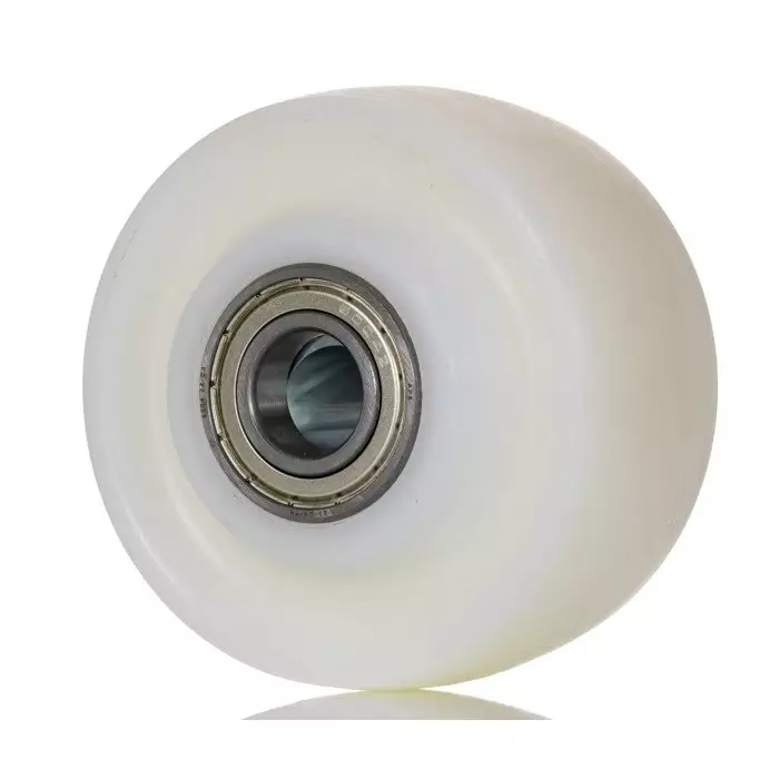 Tente White Polyamide Lo W Roll Resistence Trolley Wheel, 1200 Kg, TOP100X50-20
