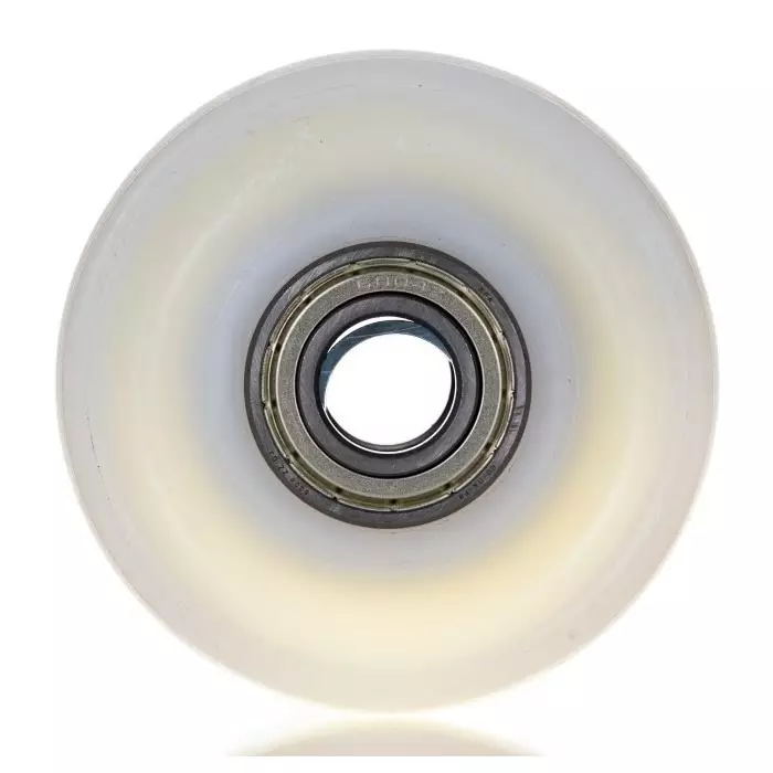 Tente White Polyamide Lo W Roll Resistence Trolley Wheel, 1200 Kg, TOP100X50-20
