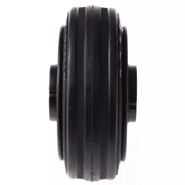 LAG Black Rubber Quiet Operation, Shock Absorbing Trolley Wheel, 50 Kg, 13104