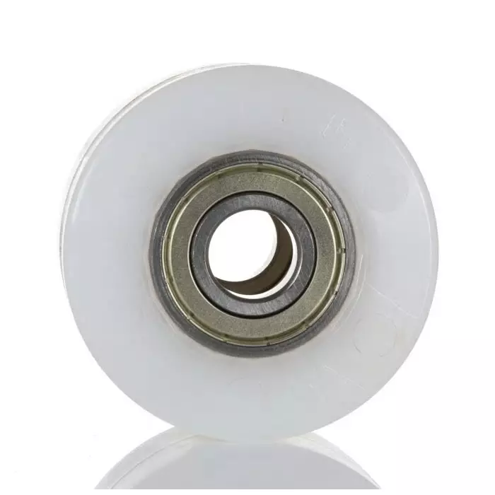 LAG White Polyamide Hygienic, Low Rolling Resistance, Non-Marking Trolley Wheel, 600 Kg, 4385 CC