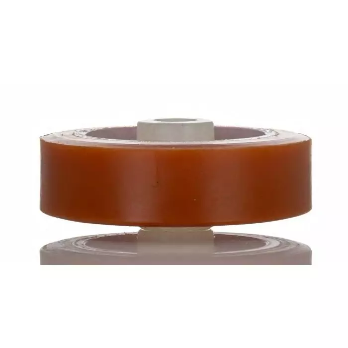 LAG Orange, White Polyurethane Abrasion Resistant, Hygienic, Laceration Resistant, Non-Marking Trolley Wheel, 200 Kg, 4521