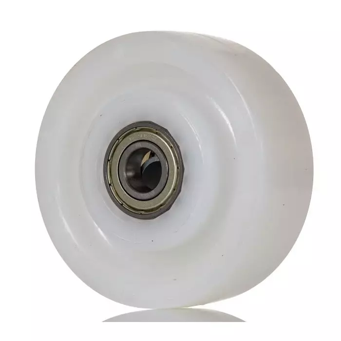 LAG White Polyamide Hygienic, Low Rolling Resistance, Non-Marking Trolley Wheel, 450 Kg, 18005 CC