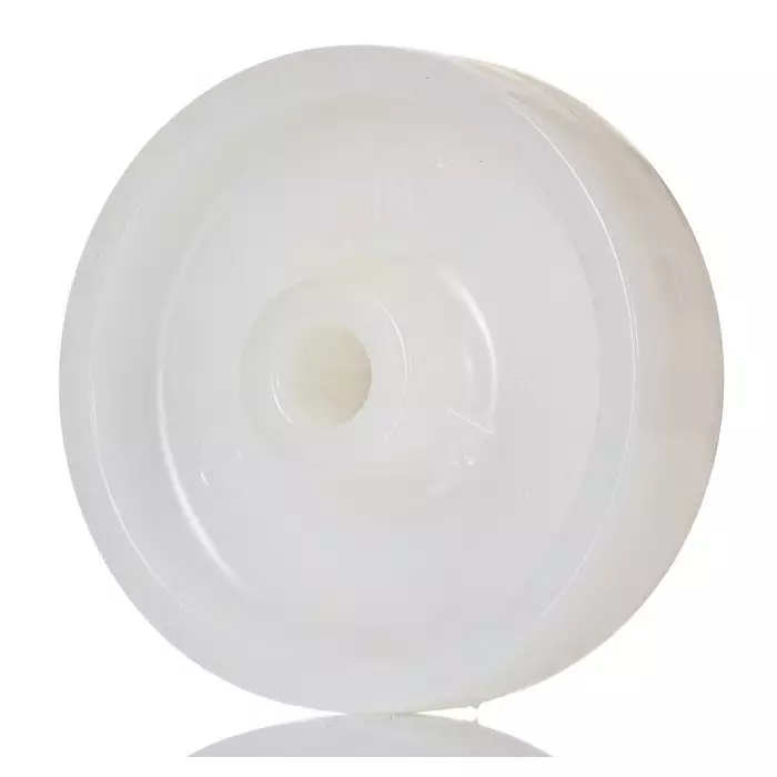LAG White Polyamide Hygienic, Low Rolling Resistance, Non-Marking Trolley Wheel, 175 Kg, 4022