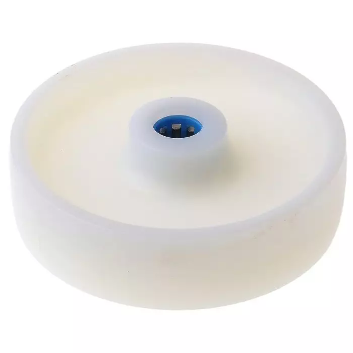 LAG White Polyamide Hygienic, Low Rolling Resistance, Non-Marking Trolley Wheel, 400 Kg, 4014/X