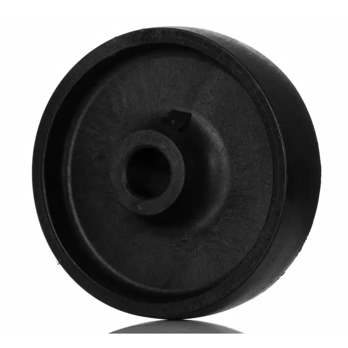 LAG Black Thermoplastic High Temperature Resistant Trolley Wheel, 250 Kg, 28010