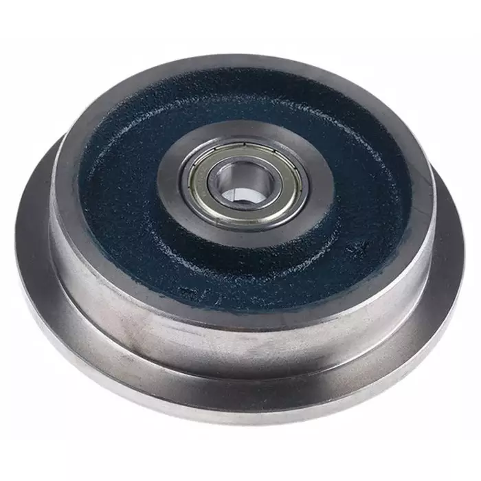 LAG Blue Cast Iron High Load Capacity, Low Rolling Resistance Trolley Wheel, 250 Kg, 1101 CC