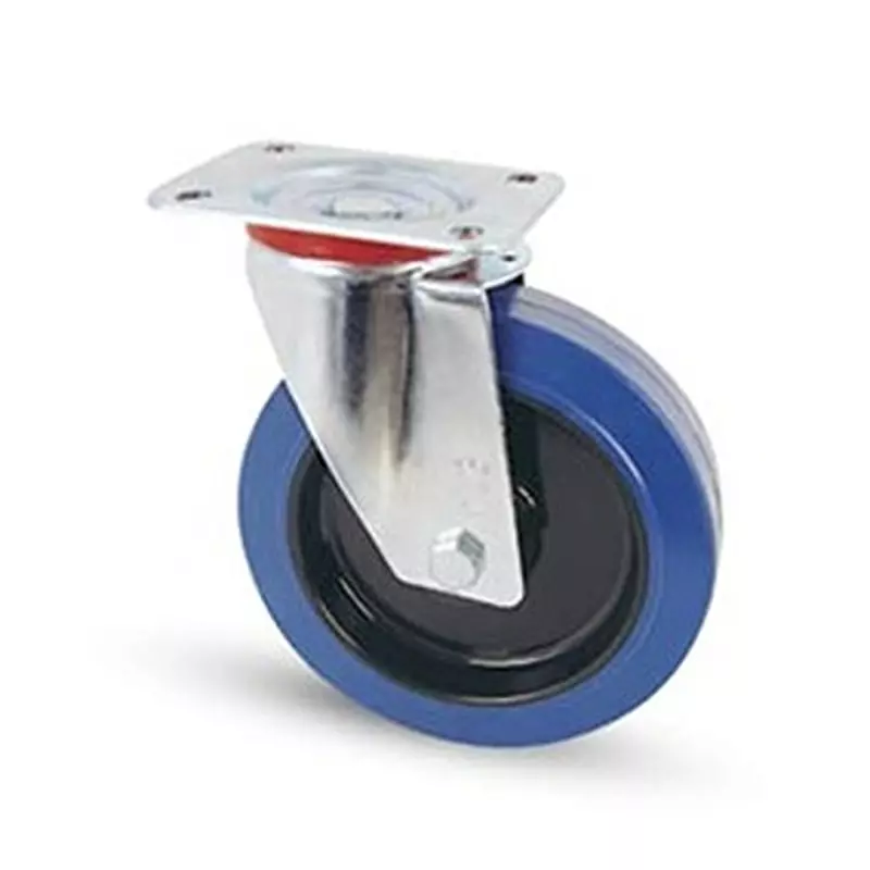 RS PRO Rubber Castor Wheel 100 mm Dia 120 Kg Load Capacity Swivel, 149261
