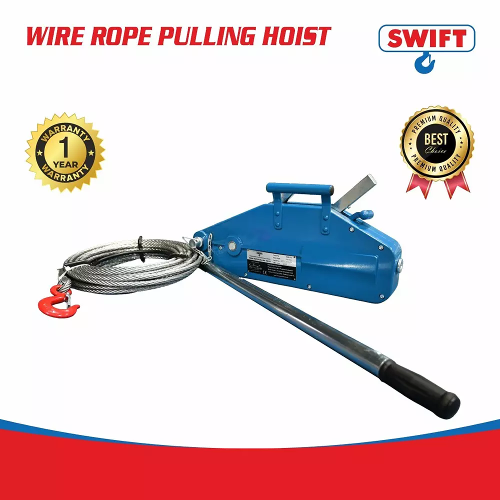 swift-manual-wire-rope-pulling-hoist-1600-kg-16-ton-capacity-20-m-rope-length-horizontal-pulling