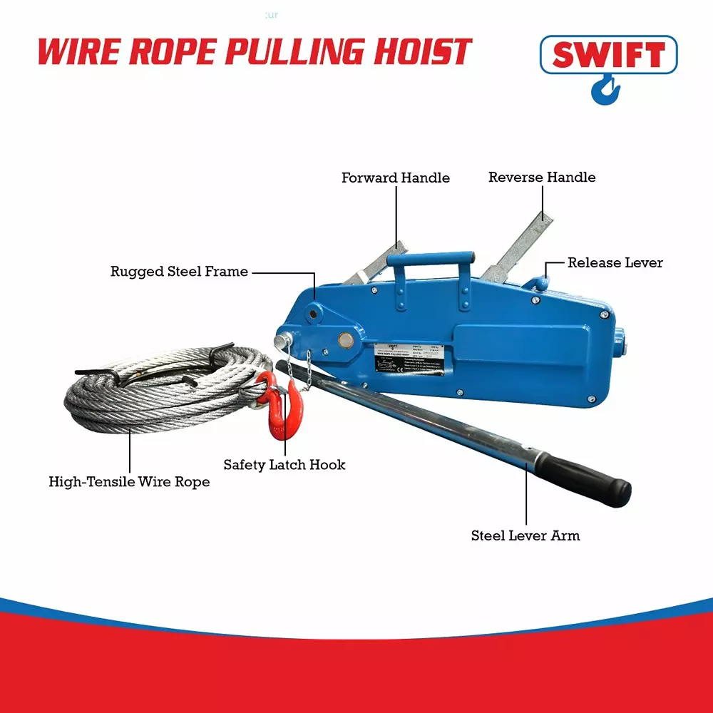 swift-manual-wire-rope-pulling-hoist-3200-kg-32-ton-capacity-16-mm-rope-length-horizontal-pulling