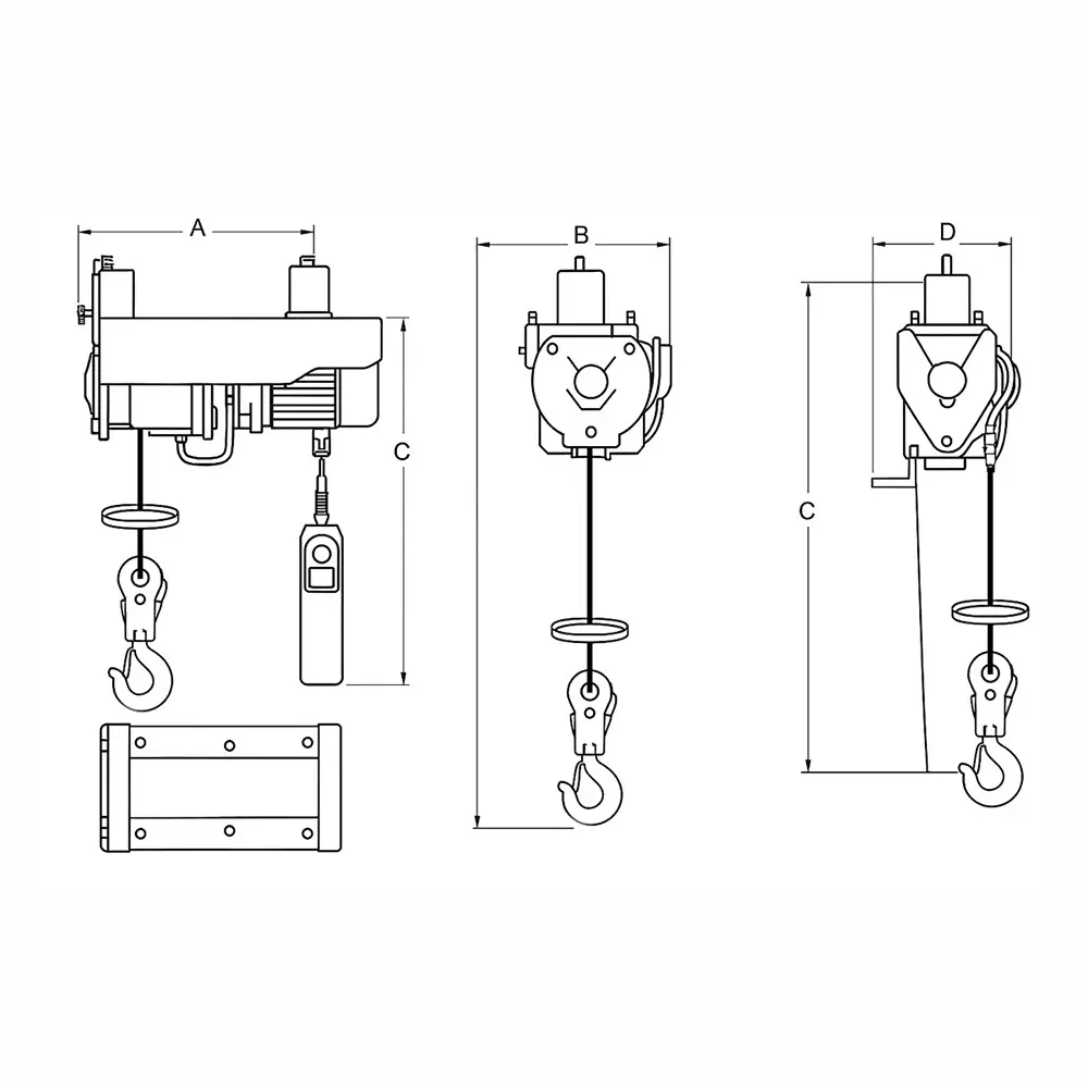 swift-20-m-wire-rope-mini-electric-hoist-load-capacity-single-hook-400kg-double-hook-800kg-pa-1000