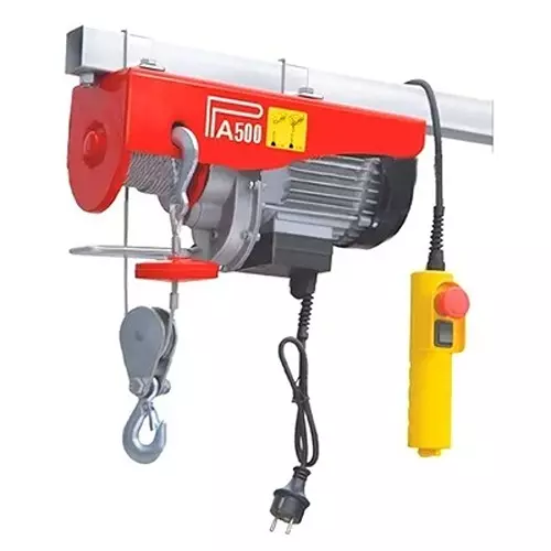 Crown Power PA 500 Mini Electric Hoist 500 Kg (0.5 Ton) Load Capacity 30 m Lifting Height 1.5 HP 100% Copper Winding Motor
