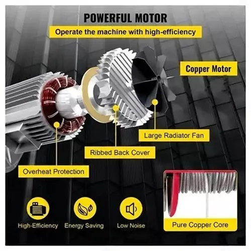 Crown Power PA 500 Mini Electric Hoist 500 Kg (0.5 Ton) Load Capacity 30 m Lifting Height 1.5 HP 100% Copper Winding Motor
