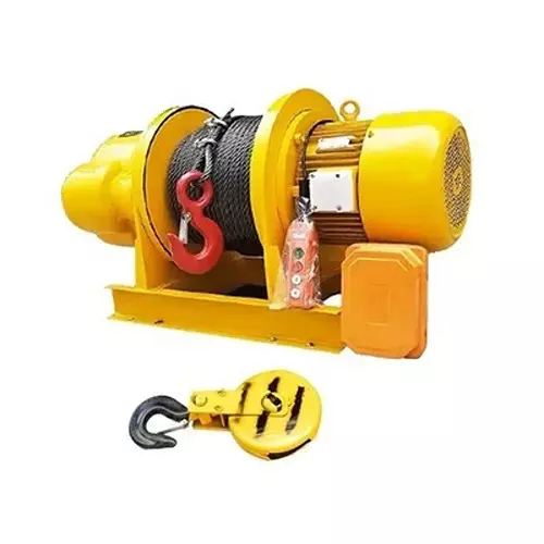 Boltz Corporation Electric Wire Rope Hoist 3 Phase 3 Ton Load Capacity 4.5 kW 100 m Length 11 mm Wire Thickness