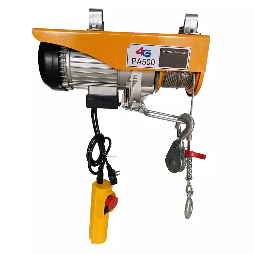 4G Laminates 1.40 HP 500 Kg Lifting Capacity Electric Mini Electric Hoist