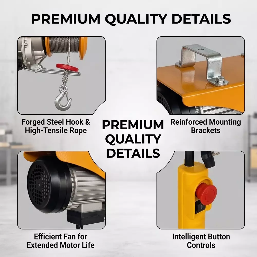 4g-laminates-140-hp-500-kg-lifting-capacity-electric-mini-electric-hoist