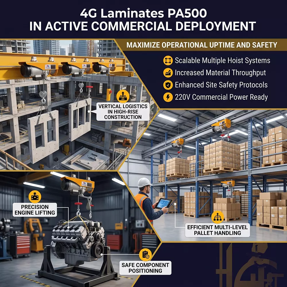 4g-laminates-140-hp-500-kg-lifting-capacity-electric-mini-electric-hoist